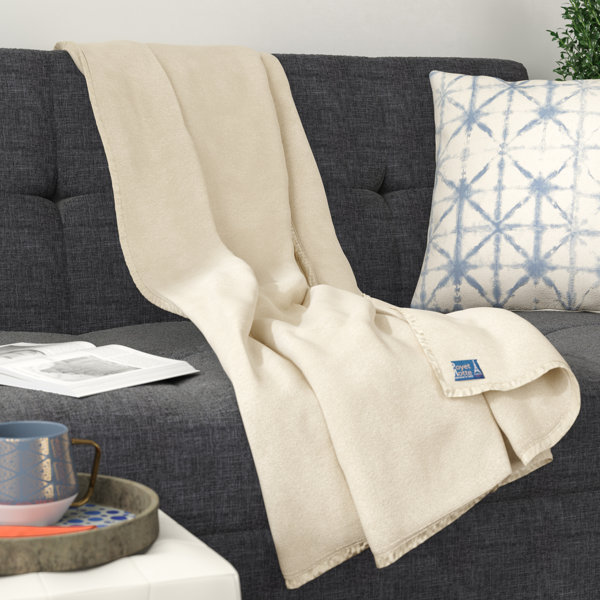 Latitude Run® Skelly Heavyweight Washable Wool Blanket & Reviews Wayfair